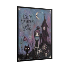 Load image into Gallery viewer, Dream Different Walk Strange Rolled Poster — Gothic Whimsical Haunted Fantasy Wall Art