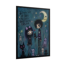 Load image into Gallery viewer, I Love You in Ways My Soul Can’t Even Explain Rolled Poster — Gothic Whimsical Love Wall Decor
