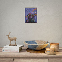 Load image into Gallery viewer, "Life Is Better" Pride Art | Whimsical Rainbow & Trans Heart Poster