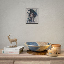 Load image into Gallery viewer, "Love Doesn't Just Break You Once" Wall Art | Raven Headdress Print