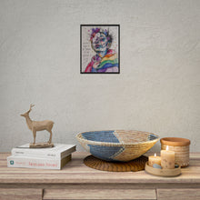 Load image into Gallery viewer, "Worthy Of Love" Pride Wall Art | LGBTQ+ Self-Acceptance Print