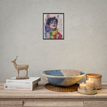 Load image into Gallery viewer, "Courage To Be Themselves" Pride Art | Fine Line Sketch Huddled Figure Poster