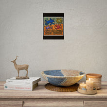Load image into Gallery viewer, Inspirational Art Poster – "Move With Courage, Shine Brighter" Rolled Print