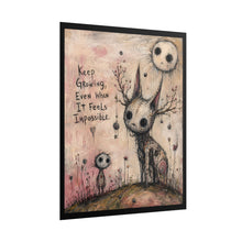 Load image into Gallery viewer, "Even When It Feels Impossible" Wall Art | Gothic Monster Print