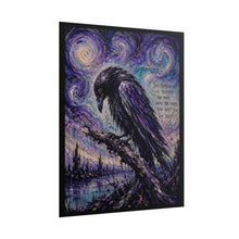 Load image into Gallery viewer, "The People You Trusted Were The Most..." Crow Wall Art | Starry Night Raven Print