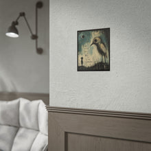 Load image into Gallery viewer, Rolled Poster — Surreal Bird Art with 'People Survive Pain in Ways You Do Not Understand'