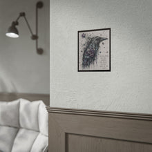 Load image into Gallery viewer, Crow Raven Art Poster — "Selfish People Are Like Shadows" Rolled Wall Art