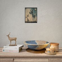 Load image into Gallery viewer, Surreal Deer Poster – "I'm not what you think, but that's all you see" Rolled Art Print