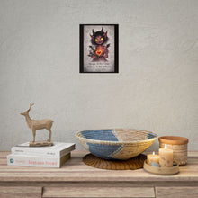 Load image into Gallery viewer, Rolled Poster — Cute Demon Holding Heart with Quote “You Have So Much Light Within All of That Darkness”