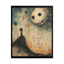 Load image into Gallery viewer, Rolled Poster — Inspirational Nightscape Art Print: “You Are Not Too Small to Light Up This World”