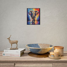 Load image into Gallery viewer, Vibrant African Elephant Poster - Colorful Safari Animal Wall Decor