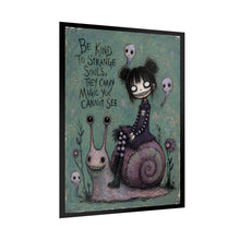 Load image into Gallery viewer, Collect Nights Not Things Rolled Poster — Gothic Whimsical Haunted Fantasy Wall Art