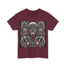 Load image into Gallery viewer, Werewolf Flames Skulls Wolf T-Shirt - Size S - 5XL