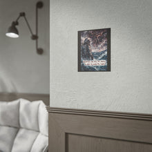 Load image into Gallery viewer, Astronaut Storm Poster — “Sometimes You Face the Storm… in Order to Reach the Light” Inspirational Wall Art