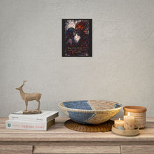Load image into Gallery viewer, Rolled Poster — Dark Romance Art Print with Quote: “Being in love with you makes everything dark and twisted feel beautiful”