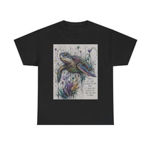 Load image into Gallery viewer, Sea Turtle Art Tee — Inspirational Ocean Wildlife Graphic Shirt