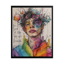 Load image into Gallery viewer, "Be Proud Of Who You Are Becoming" Pride Wall Art | LGBTQ+ Growth Print