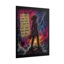 Load image into Gallery viewer, Inspirational Survival Poster — "You Survived Things That Were Meant to Break You" Rolled Art Print
