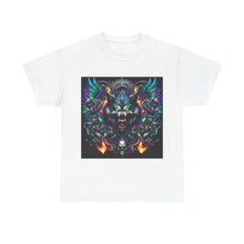 Load image into Gallery viewer, Werewolf Skulls Flames Wolf Wild T-Shirt - Size S - 5XL