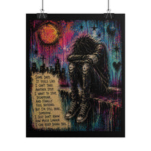 Load image into Gallery viewer, I’m Tired in Ways I Can’t Explain – Dark Emotional Wall Art