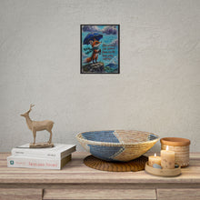 Load image into Gallery viewer, "Brave Hearts Keep Going Anyway" Fox Wall Art | Whimsical Animal Print