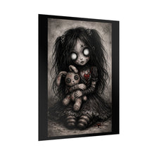 Load image into Gallery viewer, Rolled Poster — Gothic Creepy Doll Art Print (Dark Horror Wall Decor)