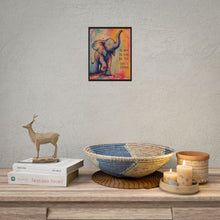 Load image into Gallery viewer, "Be Brave, Be Kind, Be You" Colorful Elephant Chalk-Style Art Print