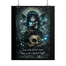 Load image into Gallery viewer, Rolled Poster — Gothic Fairy Spark of Light Wall Art