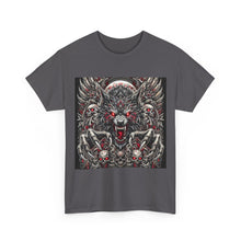 Load image into Gallery viewer, Werewolf Flames Skulls Wolf T-Shirt - Size S - 5XL