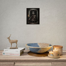 Load image into Gallery viewer, Creepy Doll Horror Poster - Bloody Knife Gothic Rolled Wall Art