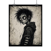Load image into Gallery viewer, Rolled Poster — Dark Gothic Boy Illustration Art Print