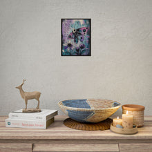 Load image into Gallery viewer, Butterfly & Moon Art Poster — "I Fell in Love with Your Darkness" Rolled Wall Art