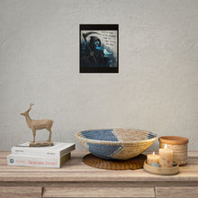 Load image into Gallery viewer, Rolled Poster — 'Don't Let Fear of the Unknown Keep You From Finding the Magic' Grim Reaper Art Print