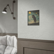 Load image into Gallery viewer, Rolled Poster — Moody Crow Art Print with Quote: “They Don't See the Storm Inside You”