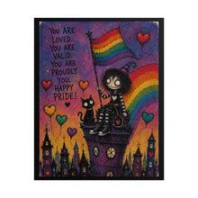 Load image into Gallery viewer, "You Are Proudly You" Print | Whimsical Character High Tower Poster