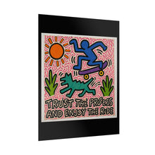 Load image into Gallery viewer, Trust the Process Skateboard Art Poster — Inspirational Rolled Wall Art