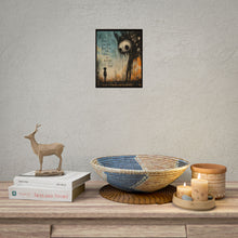 Load image into Gallery viewer, Rolled Poster — Moody Surreal Art Print “People Can Be Right There and Still Be Nowhere to Find”