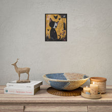 Load image into Gallery viewer, Chase the Light Even When You Feel Like You’re Made of Darkness – Inspirational Black Cat Wall Art