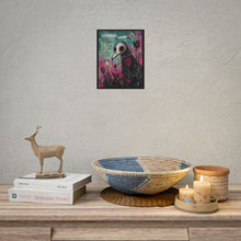 Load image into Gallery viewer, Dark Heart Plague Doctor Poster – Gothic Art Rolled Print with 'The Parts They Broke of Me' Quote