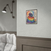 Load image into Gallery viewer, "Every Shadow There Is Light" Pride Art | Rainbow Blanket Couple Poster