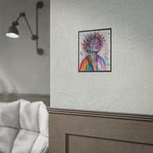Load image into Gallery viewer, "Never Dared To Be Themselves" Pride Wall Art | Colorful Curly Hair Poster
