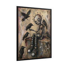 Load image into Gallery viewer, Rolled Poster — Gothic Doll with Crows Art Print