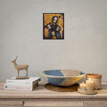 Load image into Gallery viewer, Whimsical Gothic Family Art Print – "Be Kind To Yourself, You're Doing Better Than You Think" Reminder Wall Decor