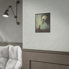 Load image into Gallery viewer, Rolled Poster – 'They Call Me Strange' Fox & Bird Surreal Art Print