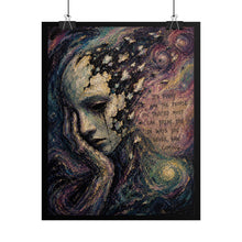 Load image into Gallery viewer, Cosmic Heartbreak Wall Art | Deep Meaningful Sorrow Quote Print