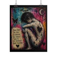 Load image into Gallery viewer, The Art of Surviving Yourself – Emotional Gothic Painting