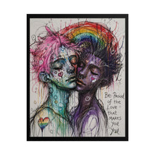 Load image into Gallery viewer, "The Love That Makes You You" Pride Wall Art | LGBTQ+ Couples Print