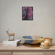 Load image into Gallery viewer, The World Is Ugly but So Are Stars That Doesn’t Make Them Any Less Beautiful Rolled Poster — Gothic Whimsical Cat Fantasy Wall Art