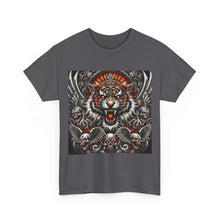 Load image into Gallery viewer, Tiger Skulls Flames T-Shirt - Size S - 5XL