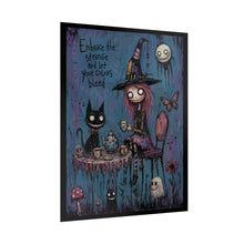 Load image into Gallery viewer, Embrace the Strange and Let Your Colors Bleed — Gothic Witchcore Wall Art